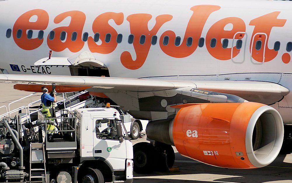 Prijsvechter easyJet heeft in het afgelopen kwartaal ruim 17 procent meer passagiers vervoerd dan in dezelfde periode vorig jaar. Foto EPA