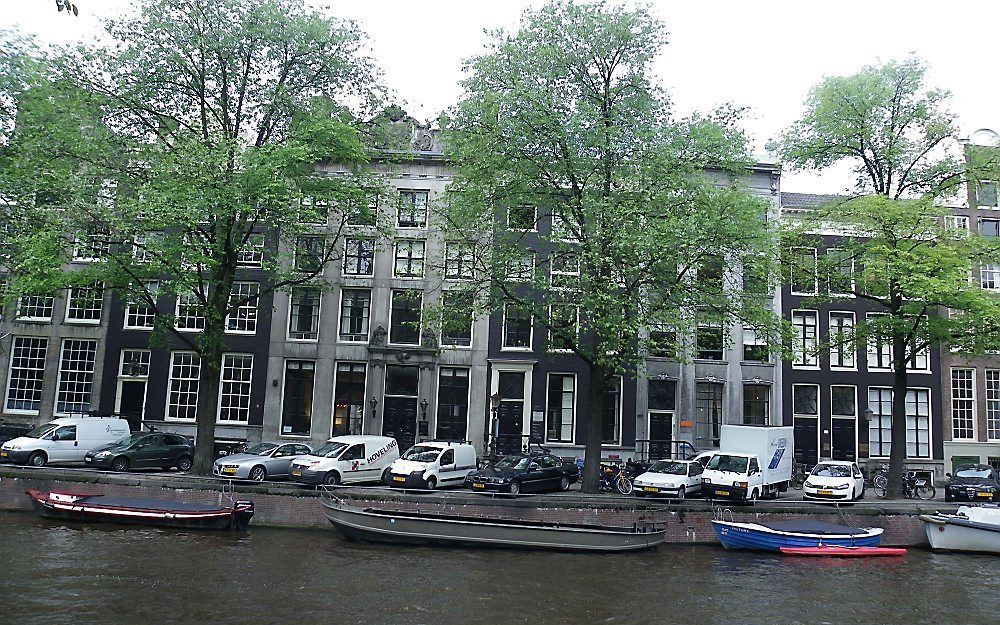 De woningen van de zijdehandelaars De Flines en kunstenares Agnes Blok, op Herengracht 160 en 162. Foto RD