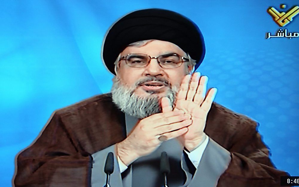 Hezbollahleider Nasrallah. beeld EPA