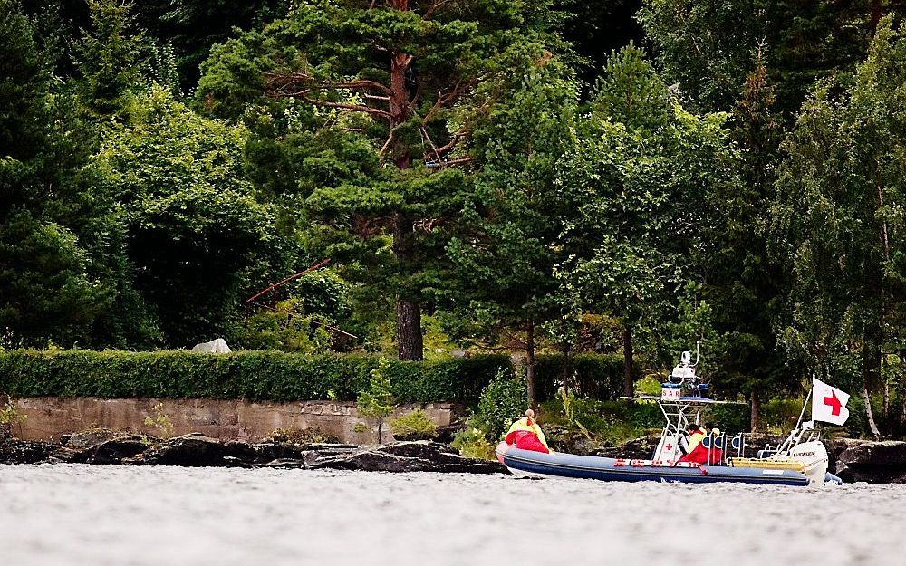 Het eiland Utoya. Foto EPA