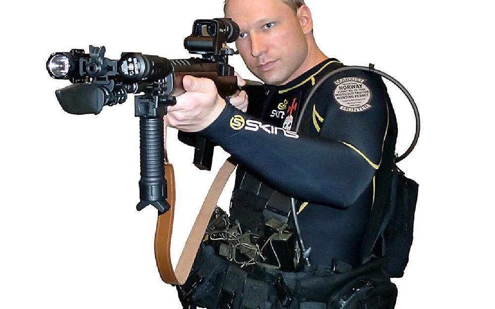 Anders Behring Breivik. Foto EPA