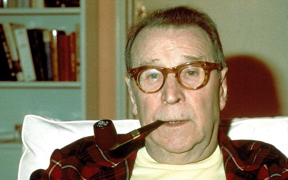 Nieuw letterenmuseum in Brussel opent met een expositie over Georges Simenon, schrijver van de Maigret-serie Foto EPA