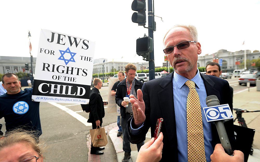 Ondanks het verbod voor een stemming in San Francisco wil Lloyd Schofield zijn strijd tegen „genitale verminking” voortzetten. Foto AP