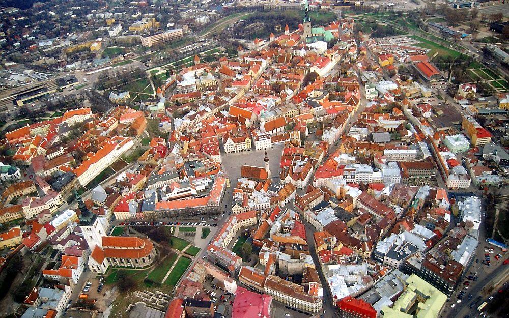 Het centrum van Tallinn. Foto EPA