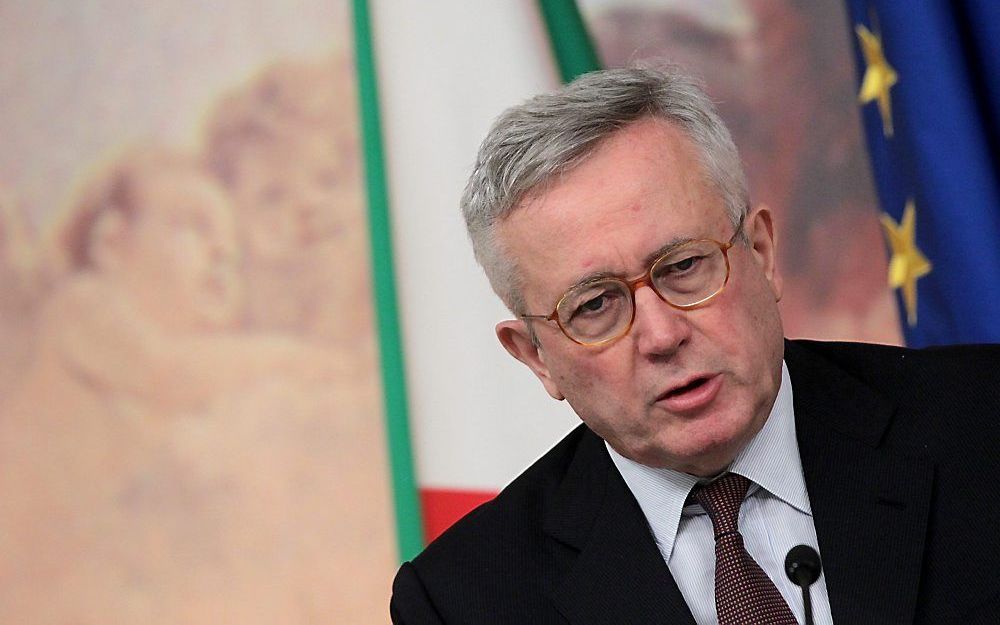 Italiaans minister van Financiën Giulio Tremonti.  Foto EPA