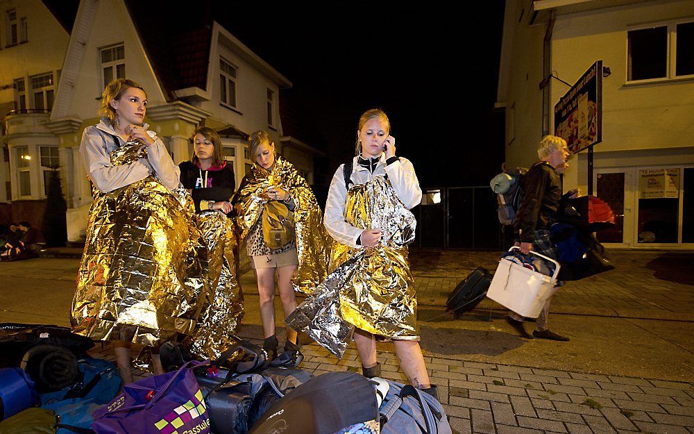 Ontreddering na Pukkelpop. Foto ANP