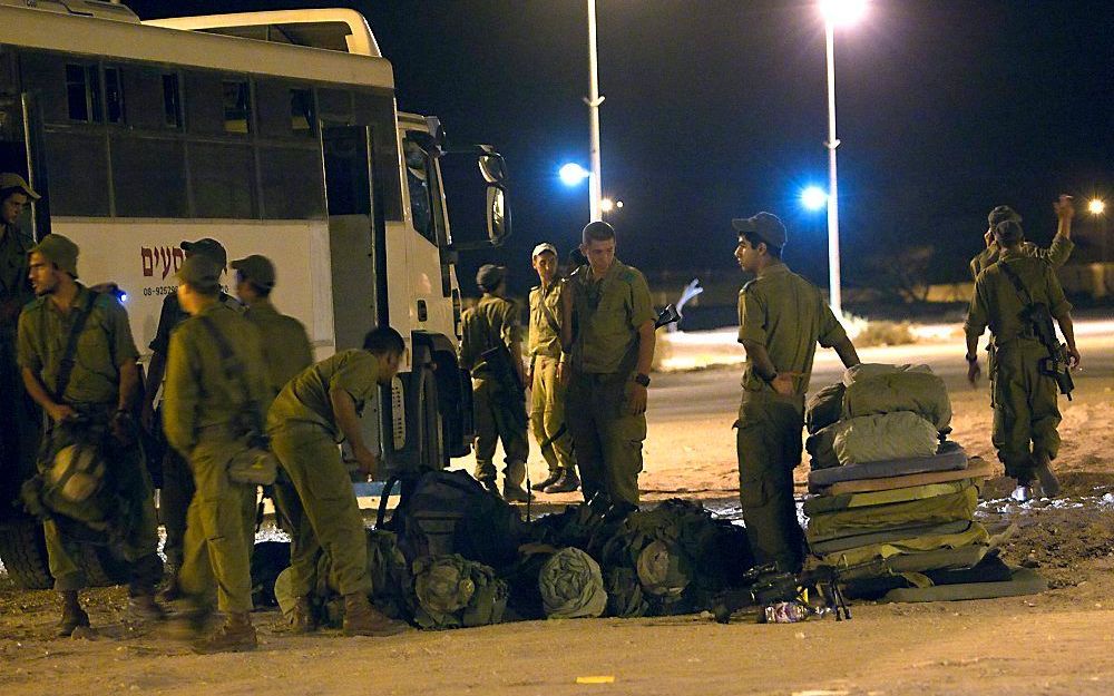 Israelische militairen in Eilat. Foto EPA