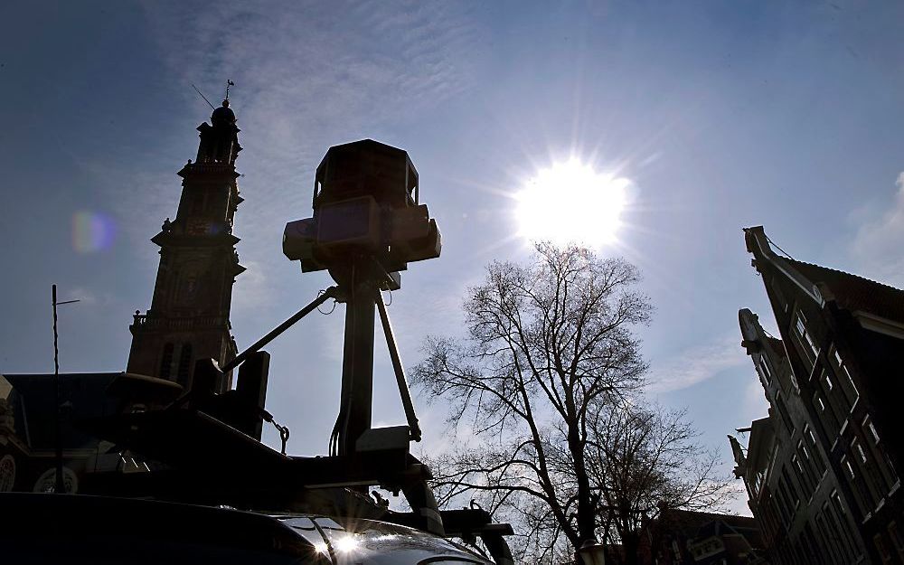 Camerawagen van Google's Streetview. Foto ANP