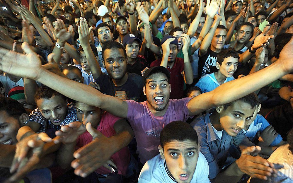 Feest in Tripoli. Foto EPA