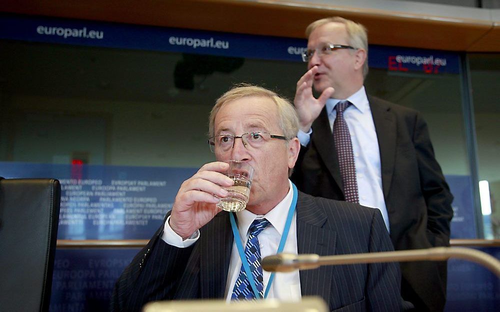 Juncker maandag in Brussel. Foto EPA