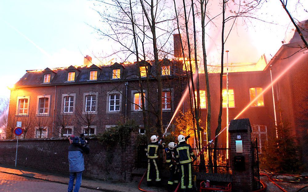 STEYL - Het Limburgs Schutterij Museum heeft een nieuw onderkomen gevonden. Het museum opent volgend jaar de deuren in de Sint-Rochuskerk in Steyl. Op de foto de voormalige locatie van het museum. Foto ANP