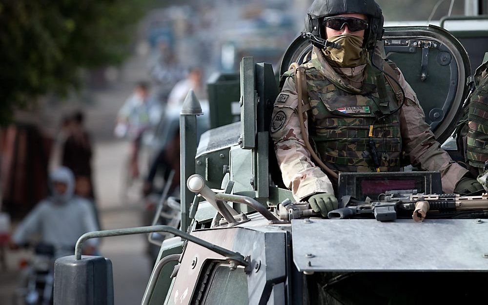 De hersenen van een militair die tijdens een missie blootgesteld zijn aan stress zijn na anderhalf jaar hersteld.  Foto ANP