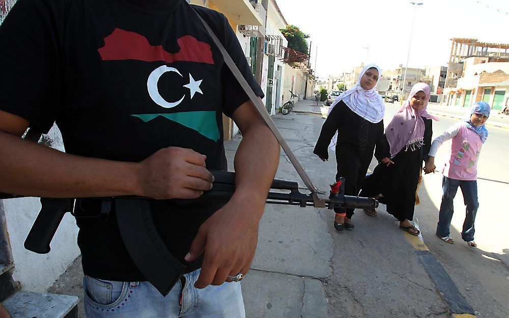 Tripoli, dinsdag 30 augustus 2011. Foto EPA