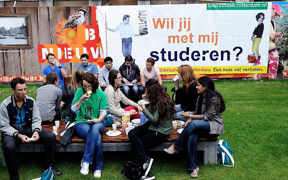 Nieuwe studenten. Foto ANP