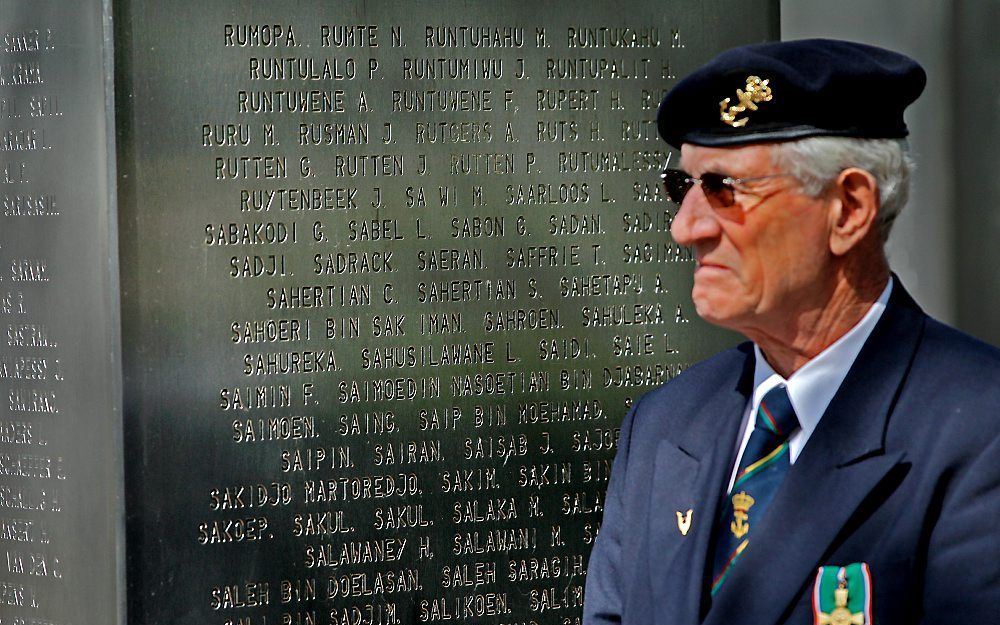 Herdenking gevallenen Indië.  Foto ANP