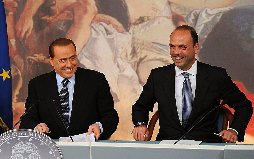 Berlusconi zal in 2013 de kandidaat voor het premierschap zijn.  Foto EPA