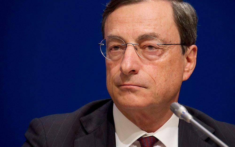 Draghi. Foto EPA