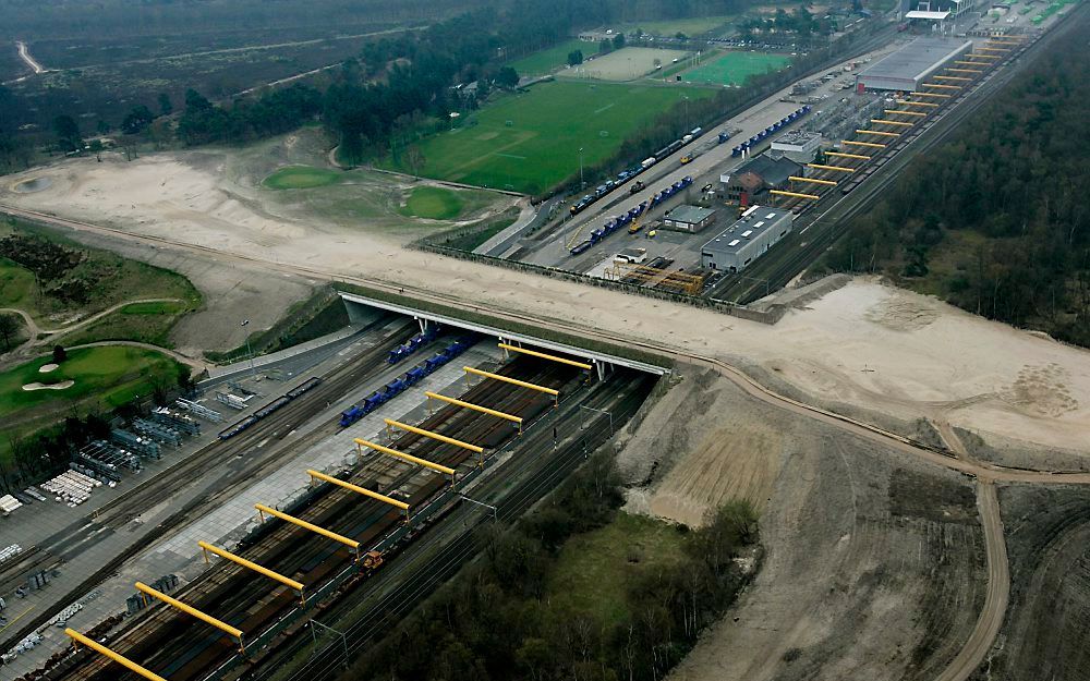 Ecoduct tussen Bussum en Hilversum. Foto ANP