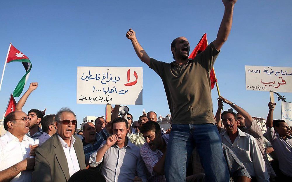 Protest in Amman. Foto EPA