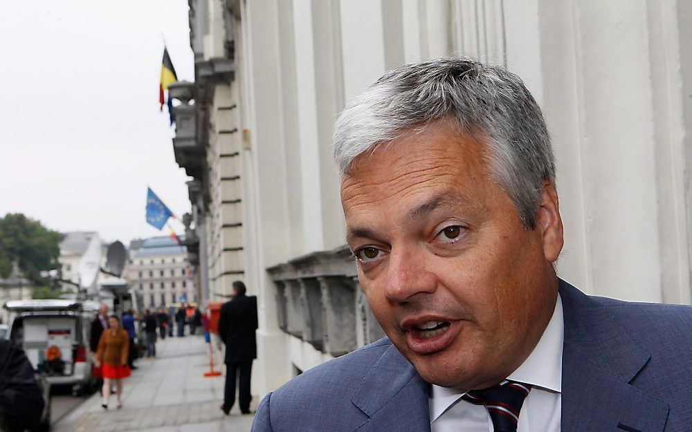 De Belgische minister van Financiën Didier Reynders. Foto EPA