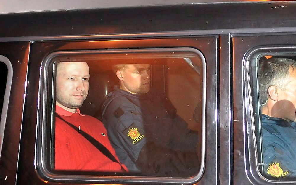 Het voorarrest van Breivik wordt met acht weken verlengd.  Foto EPA