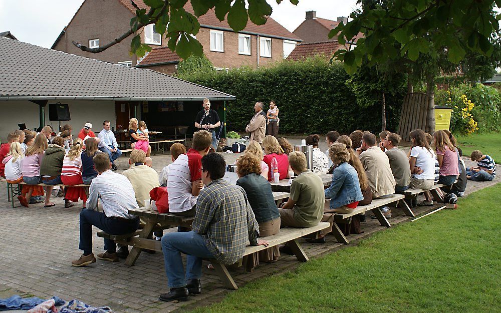 Een kamp van evangelisatiepost Bunde. Foto RD