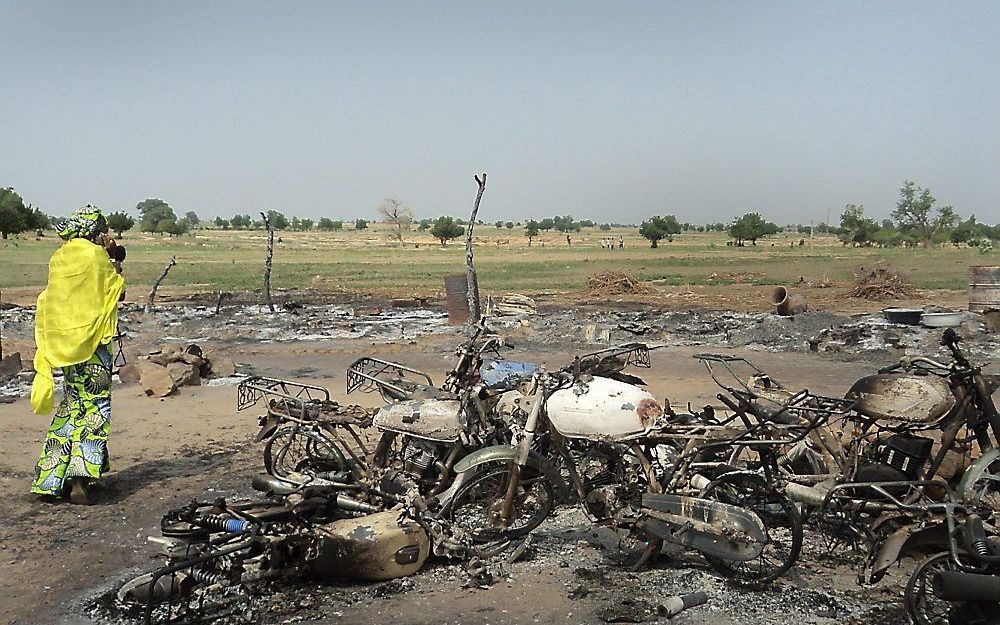 Aanslag door Boko Haram in Nigeria. Foto EPA