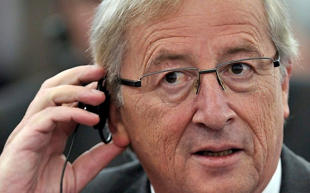 Juncker, president van de eurogroep.  Foto EPA