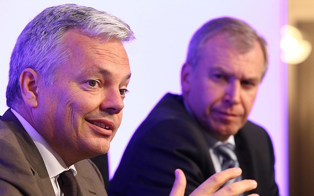 De Belgische minister van Financiën, Didier Reynders. Foto EPA