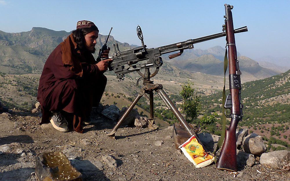 Anti-Taliban strijder in Afghanistan. Foto EPA