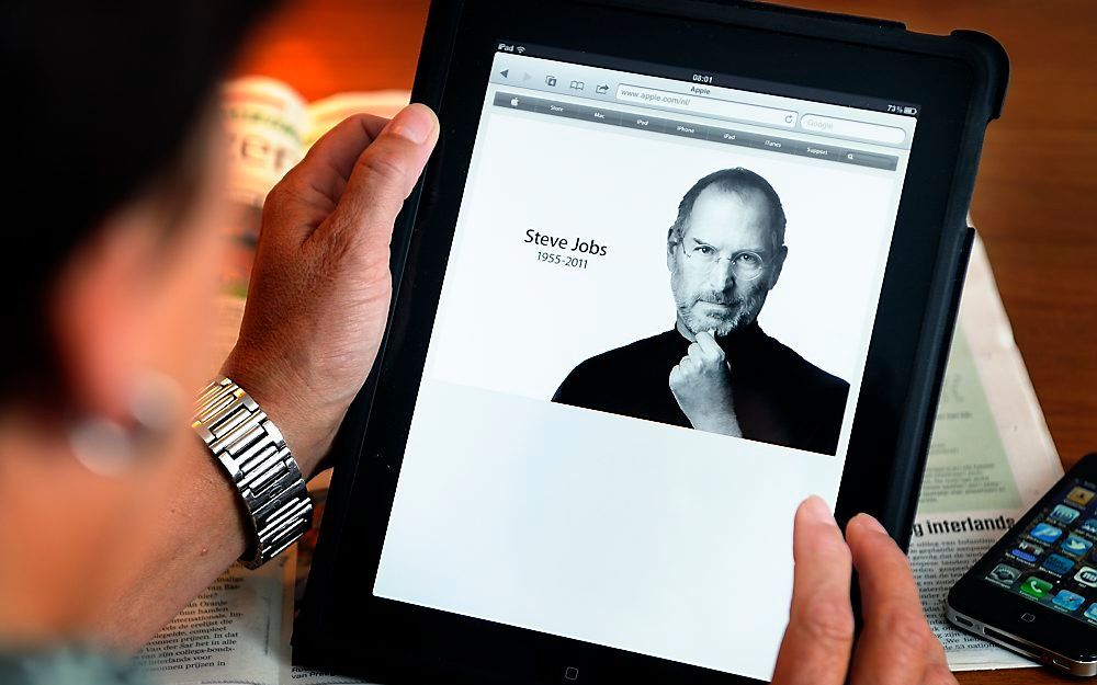 De biografie van Apple-oprichter Steve Jobs verschijnt een maand eerder dan gepland. Foto ANP