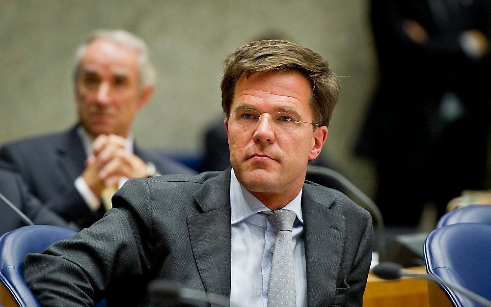 Rutte en Leers. Foto ANP