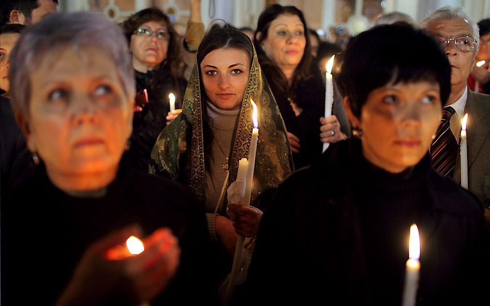 Christenen in Istanbul. Foto EPA