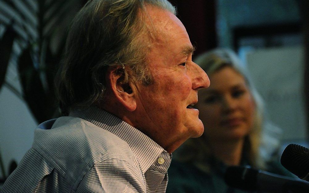 Harry Kuitert en Franca Treur bij de presentatie van Kuiterts boek ”Allesbehalve kennis". Foto Ronald Bakker