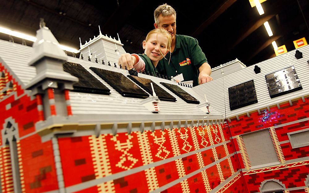 De organisatie van Lego World verwacht de komende dagen 70.000 bezoekers in Zwolle.  Foto ANP