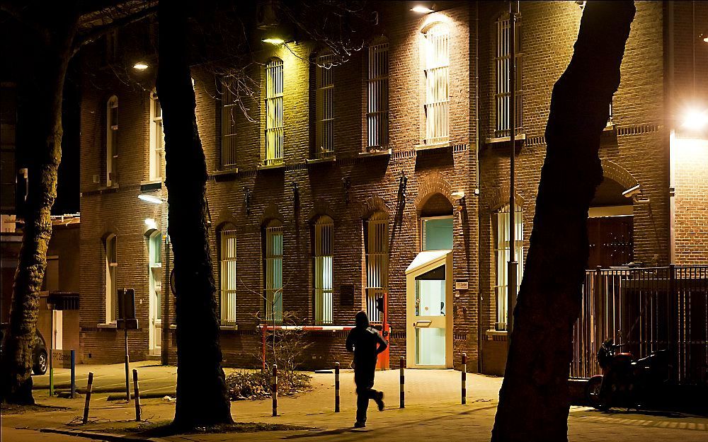 Entree van de TBS-kliniek Tweelanden aan de Utrechtse Gansstraat.  Foto ANP