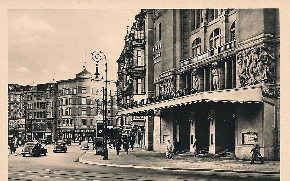 Straatbeeld van Berlijn in 1943. Foto Wikimedia