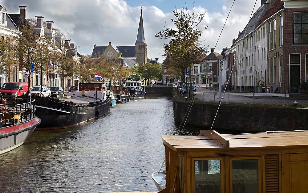 Wat nu in Harlingen op de plaats van Brakels Grote Kerk staat, is de Grote of Nieuwe Kerk uit 1775. Foto Sjaak Verboom