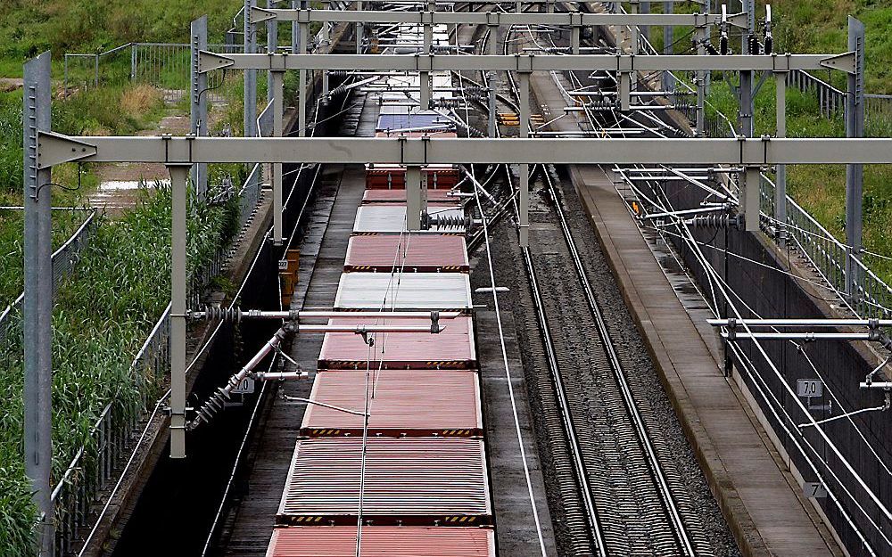 Het gebruik van de Betuwelijn wordt vanaf volgend jaar gemiddeld 10 procent duurder.  Foto ANP