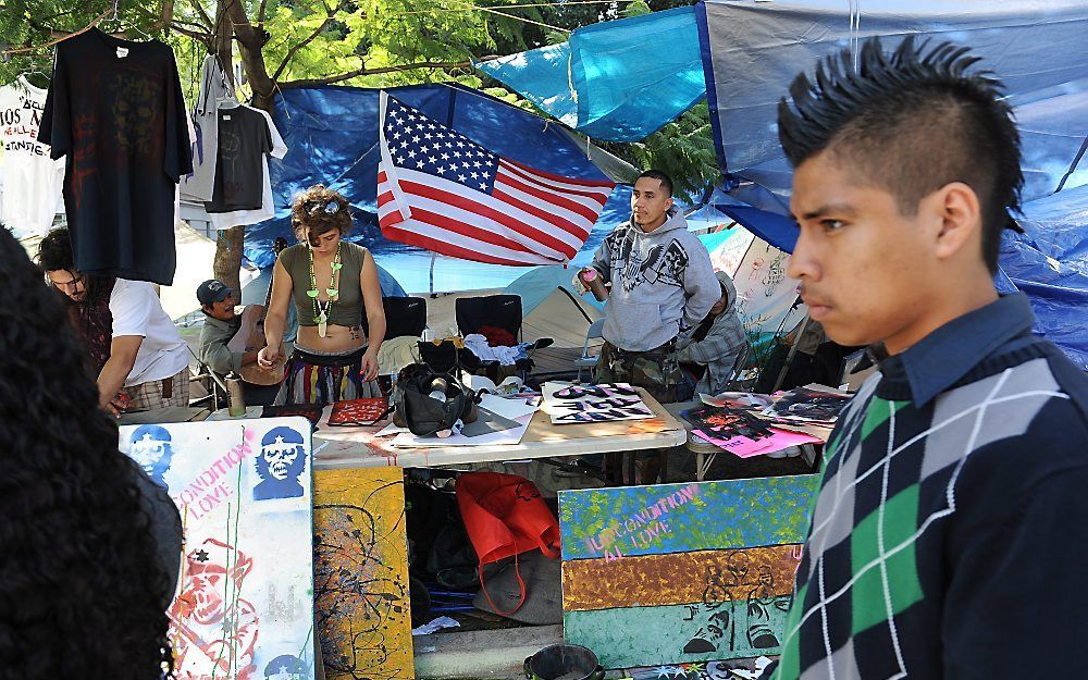 Occupybetoging in Oakland. Foto EPA