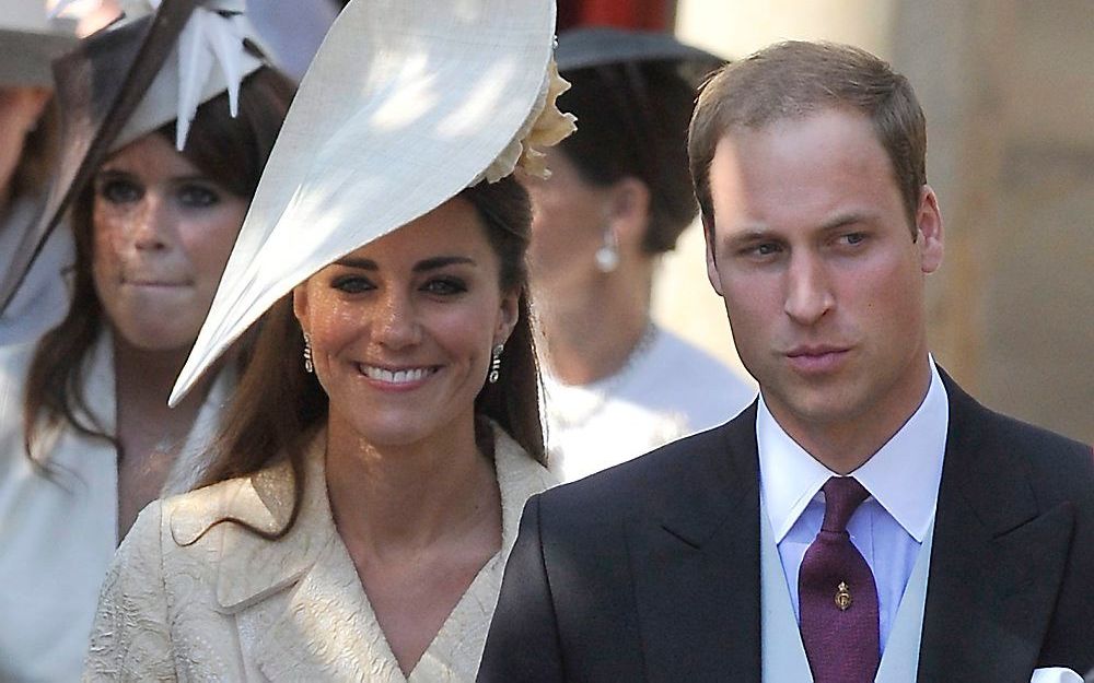 Prins William en zijn vrouw Catherine. Foto EPA