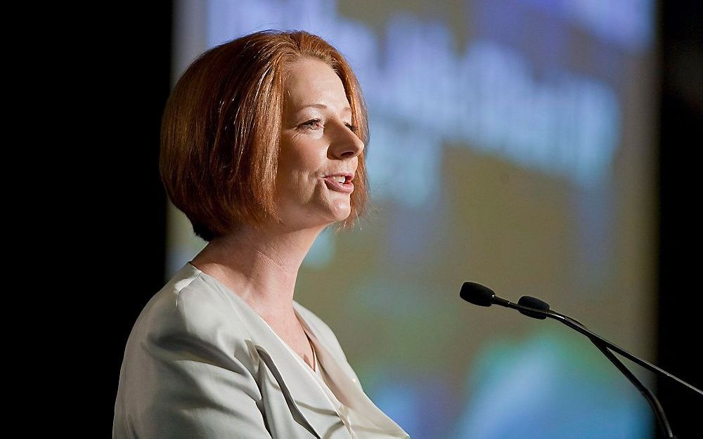 Australische premier Julia Gillard.  Foto EPA