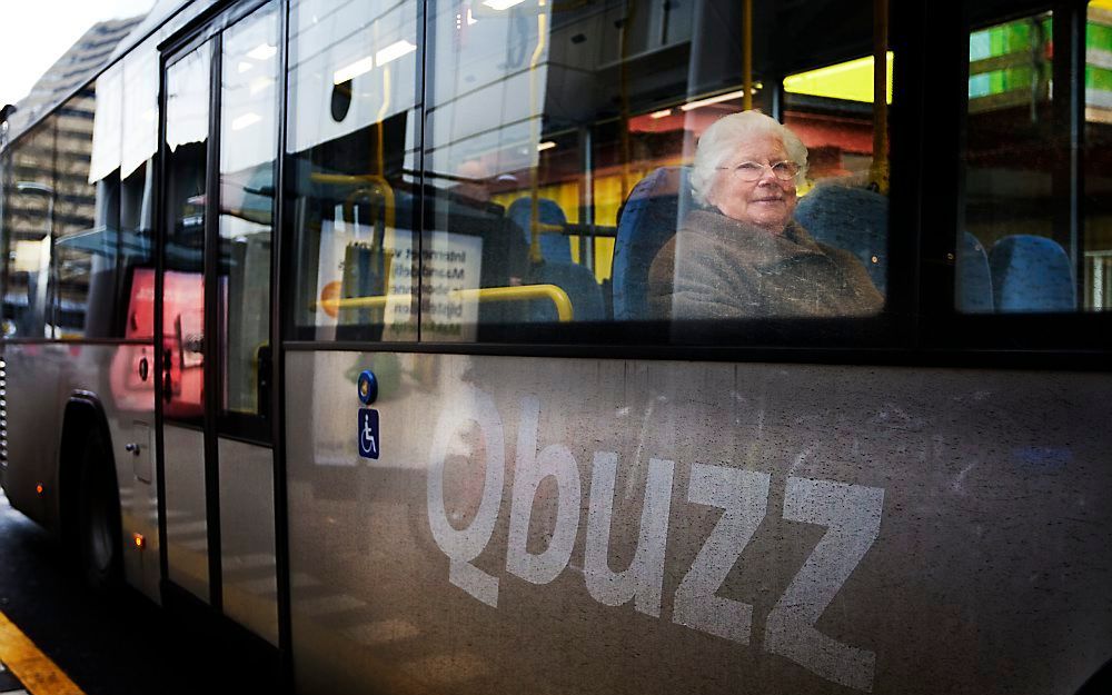 Bus van busbedrijf Qbuzz.  Foto ANP