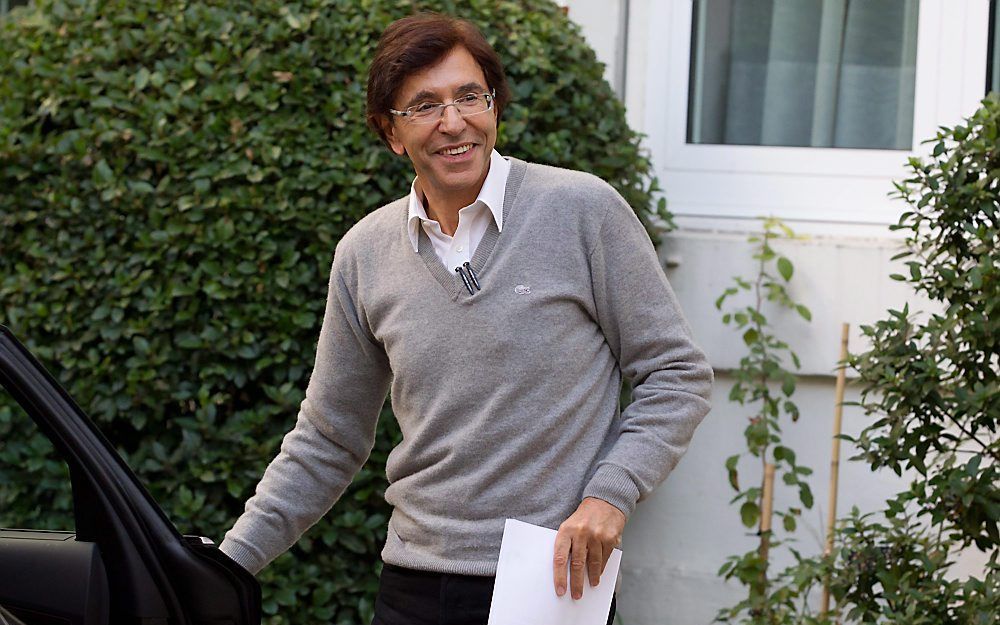 De Belgische formateur Elio Di Rupo. Foto EPA