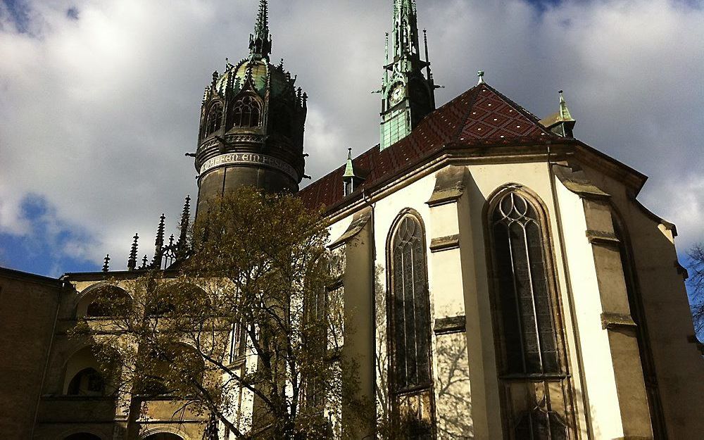 In 1558 hield Eber zijn eerste preek in de slotkapel te Wittenberg. Foto Wikimedia