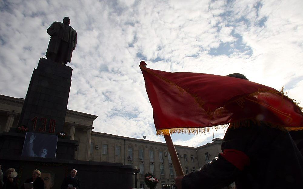 Standbeeld van Stalin in Gori. Foto EPA