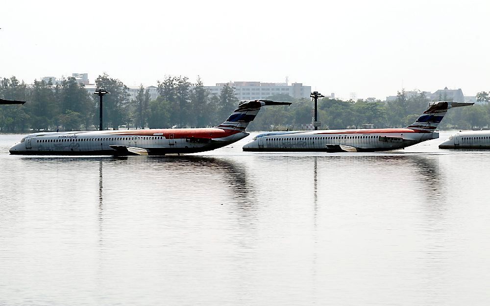 Vliegveld Bangkok. Foto EPA