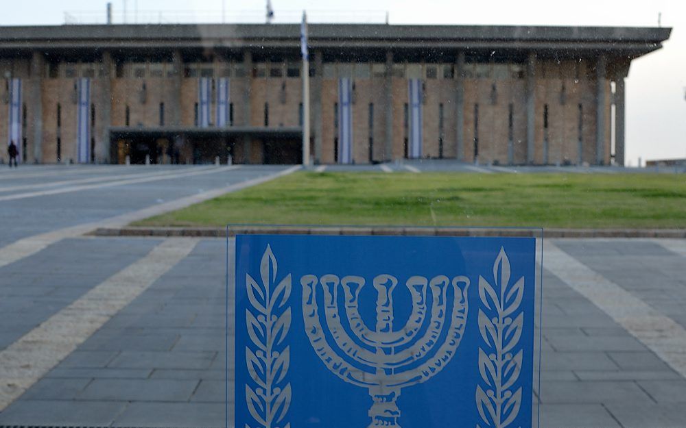 Honderden christenen waren gisteren te gast in de Knesset, het Israëlische parlement. Foto Alfred Muller