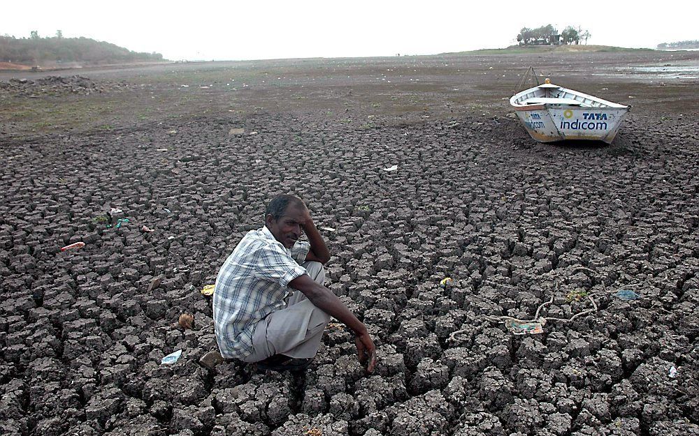 Droogte in India. Foto EPA