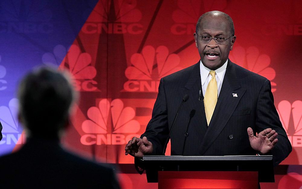 Republikein Herman Cain.  Foto EPA